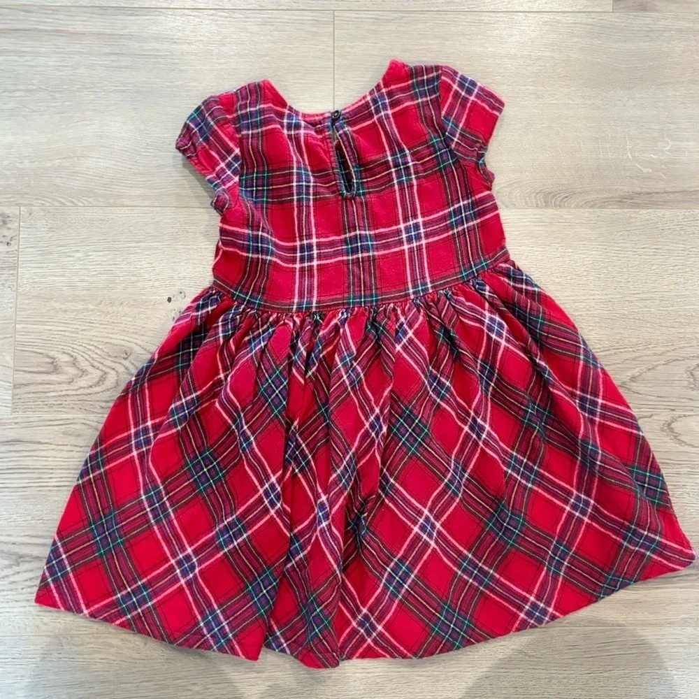 Old Navy Plaid Girl’s Holiday Dress sz 5T